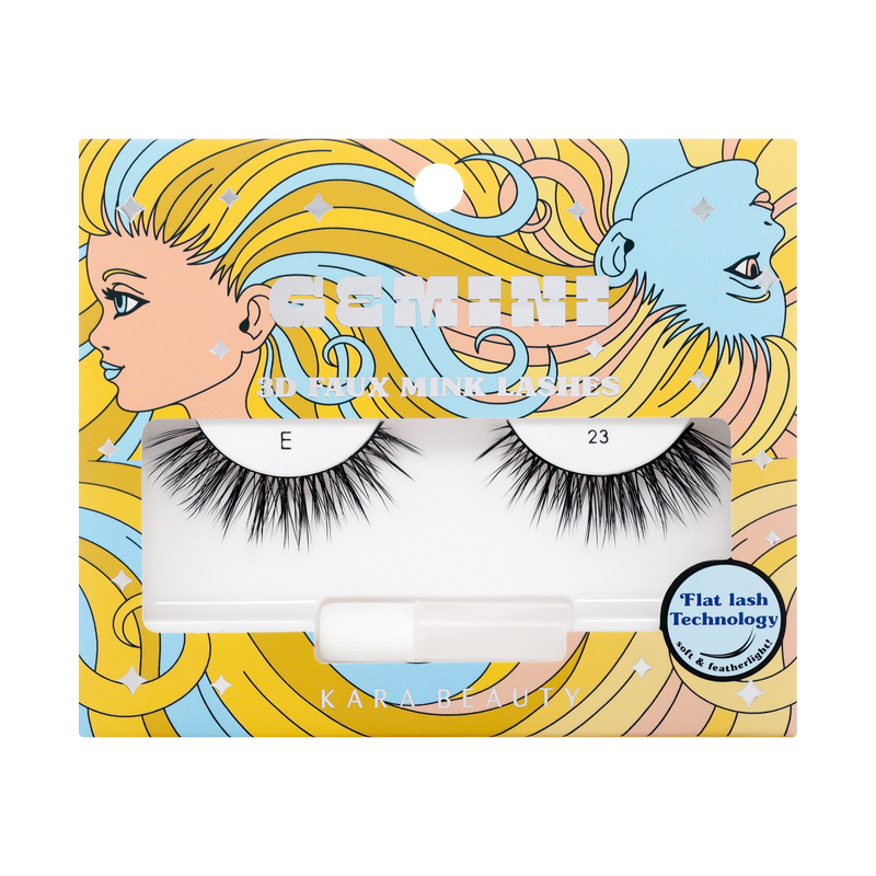 ZODIAC 3D Faux Mink Flat/Cashmere False Eyelashes