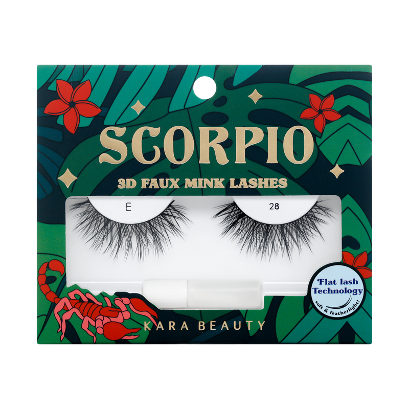 ZODIAC 3D Faux Mink Flat/Cashmere False Eyelashes